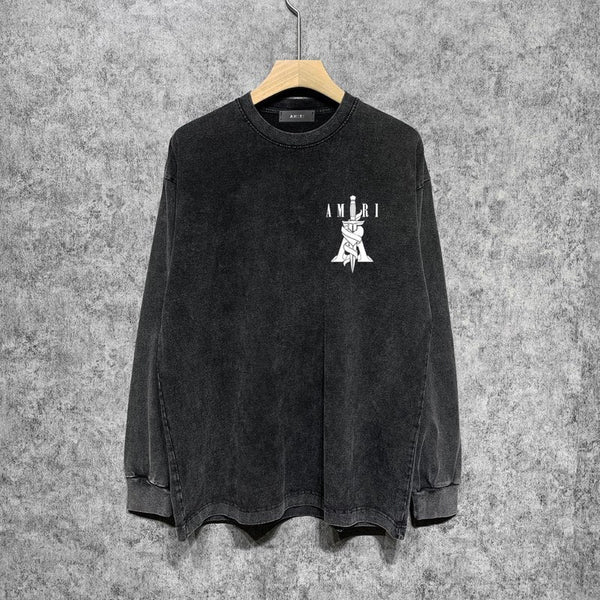 Three-quarter angle view of Amiri luxury piece style No.155