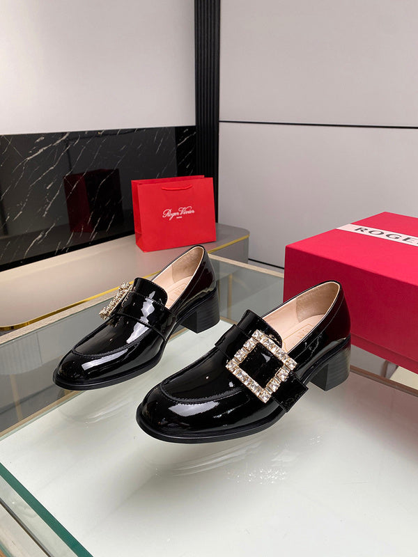 Roger Vivier luxury shoes detail shot