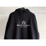Close-up of Balenciaga designer clothing craftsmanship