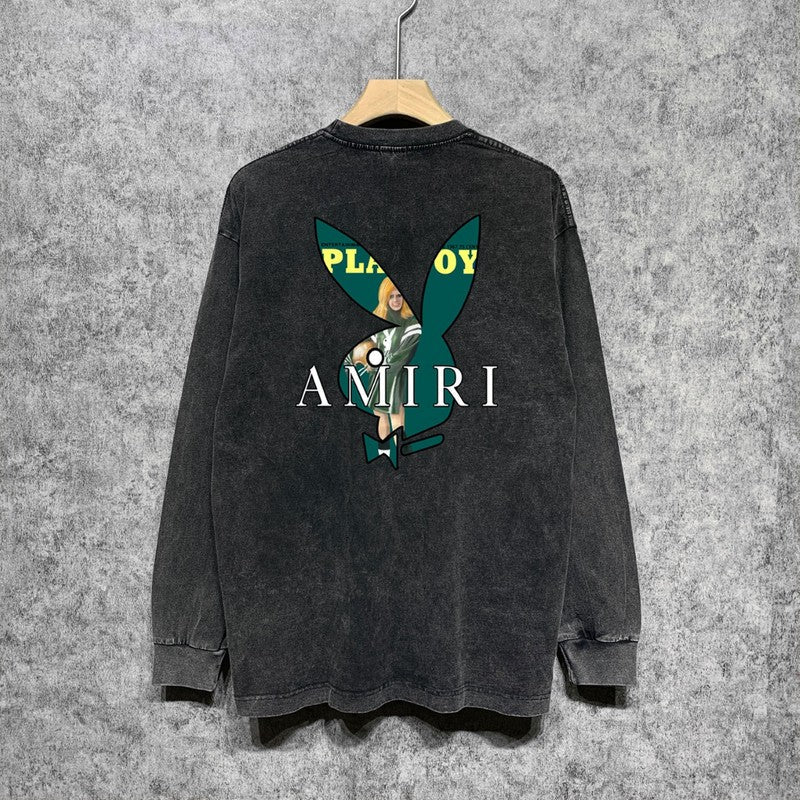 Amiri hoodie front view designer style