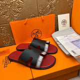 Hermès Chocolate Brown Block Heel Pumps - Lifestyle Styling Shot