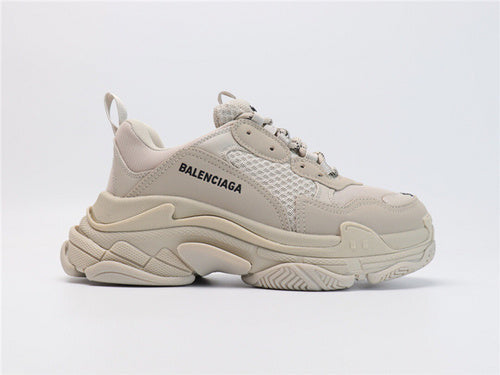 Balenciaga Camel Combat Boots - Full Silhouette View