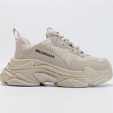 Balenciaga Camel Combat Boots - Full Silhouette View
