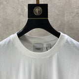 Close-up of Burberry t-shirt craftsmanship