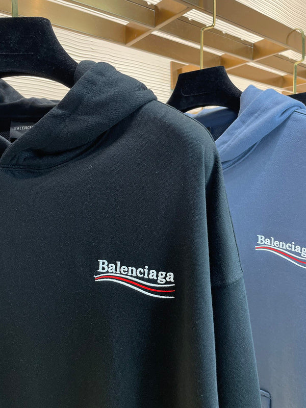 Close-up of Balenciaga designer clothing craftsmanship