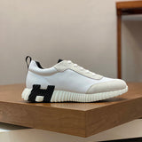 Hermès Black Slide Sandals - Full Silhouette View
