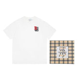 Burberry luxury t-shirt detail shot