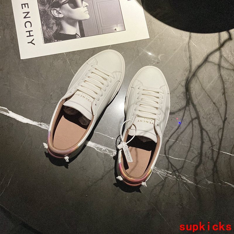 Givenchy White Ankle Boots - Back View