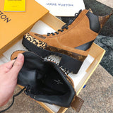 Louis Vuitton luxury shoes detail shot