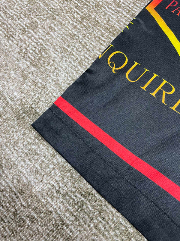 Close-up of Amiri t-shirt craftsmanship