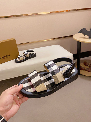 Burberry Camel Chunky Platform Sneakers - Back View