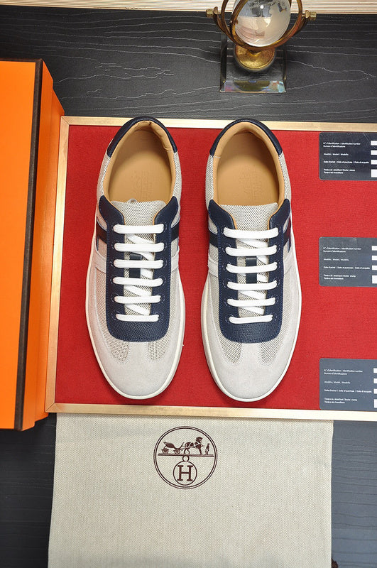 Hermès Beige High-Top Sneakers - Lifestyle Styling Shot