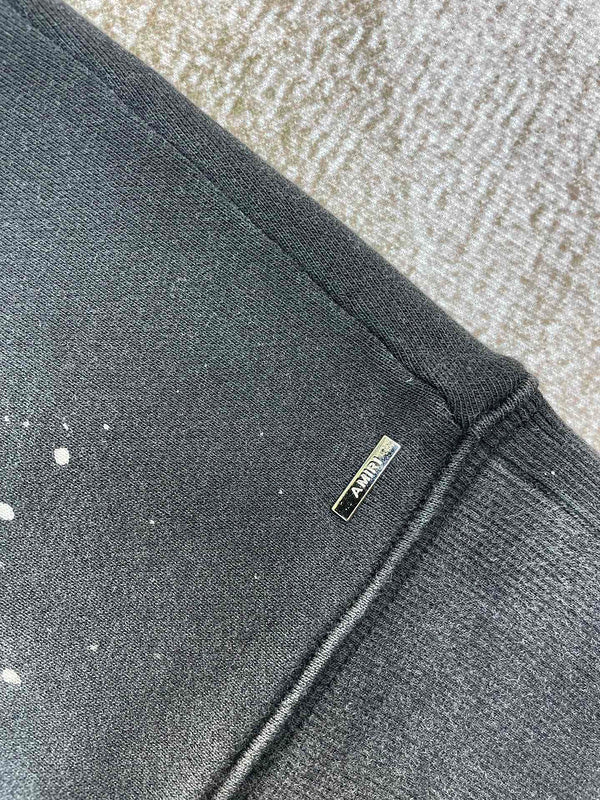 Close-up of Amiri t-shirt craftsmanship