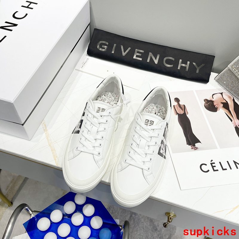 Givenchy Chocolate Brown Chunky Platform Sneakers - Side Profile View