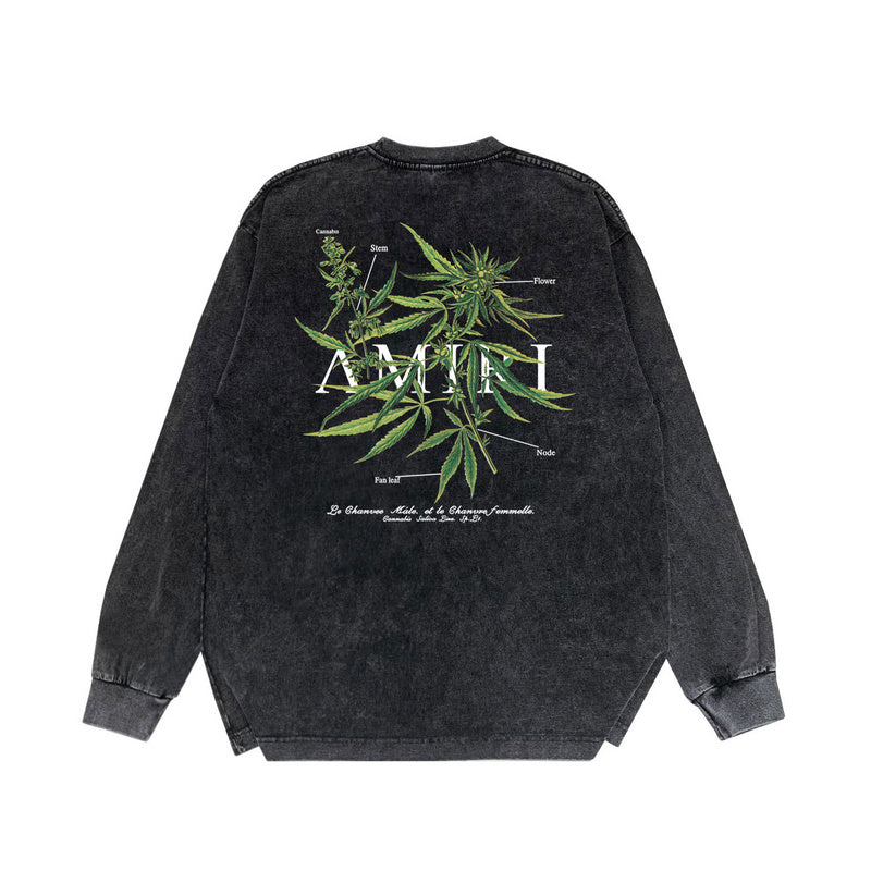 Close-up of Amiri hoodie craftsmanship