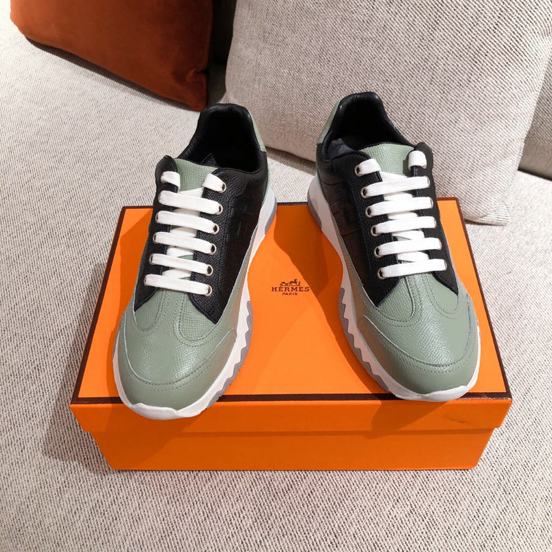 Hermes shoes Style 349 - texture and material detail (alternate angle)