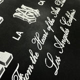 Amiri luxury t-shirt detail shot
