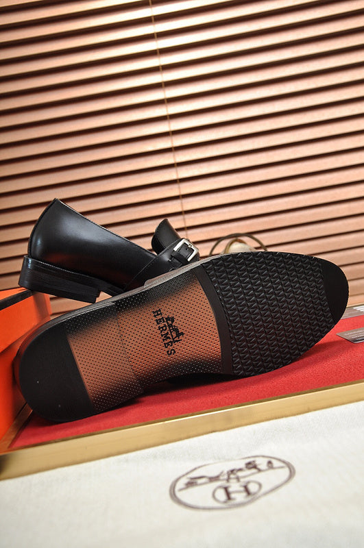 Hermès Red Slingback Heels - Lifestyle Styling Shot