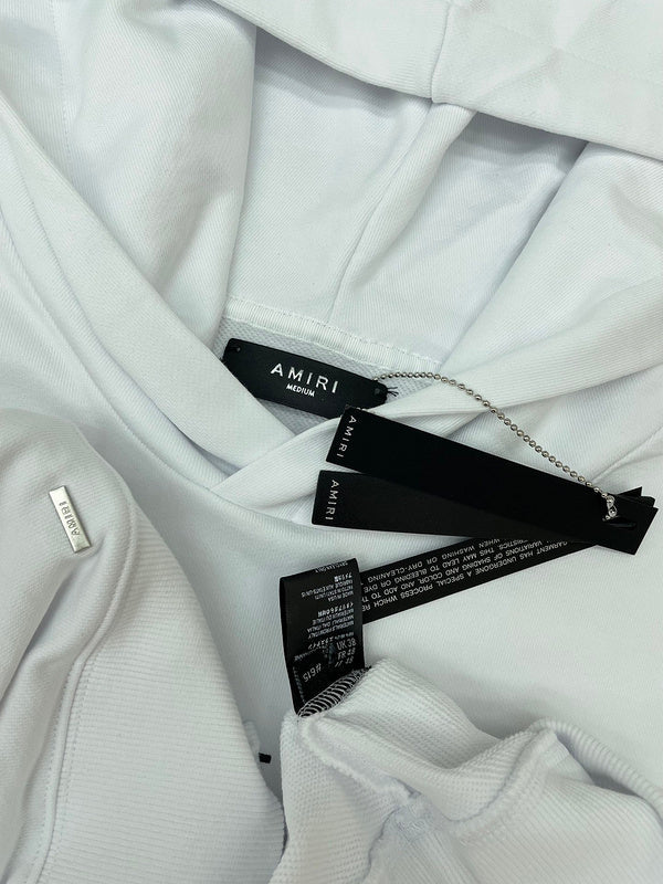 Amiri luxury hoodie detail shot