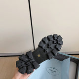 Prada luxury shoes detail shot