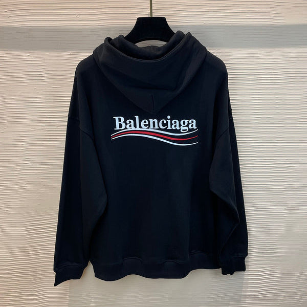 Close-up of Balenciaga designer clothing craftsmanship