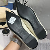 Close-up of Saint Laurent shoes craftsmanship