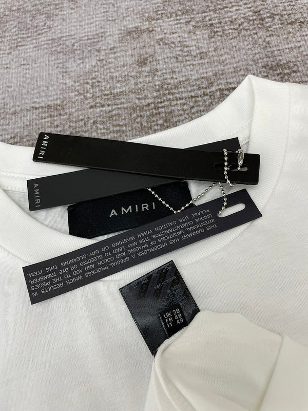 Amiri t-shirt front view designer style
