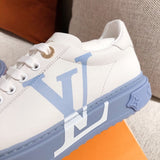 Louis Vuitton luxury shoes detail shot