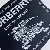 Burberry luxury designer clothing detail shot
