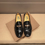 Hermès Camel Loafer Flats - Full Silhouette View
