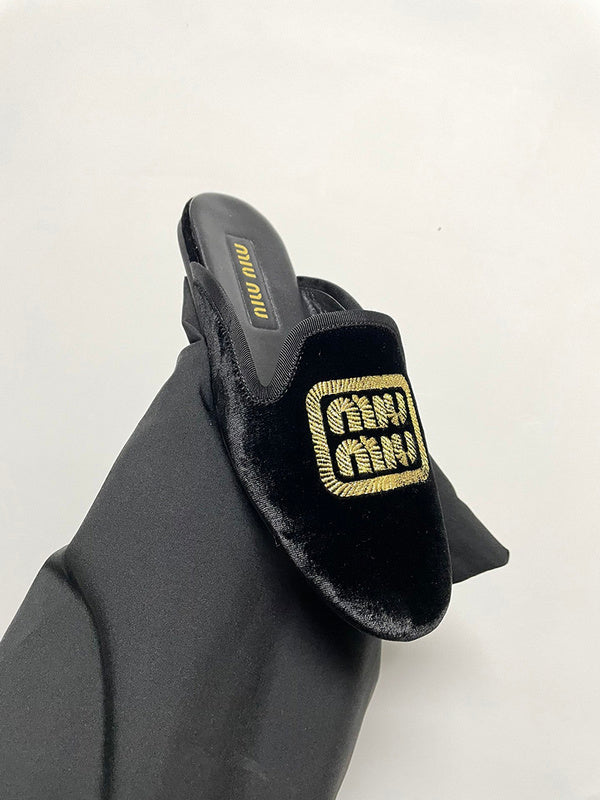 Miu Miu designer shoes full view