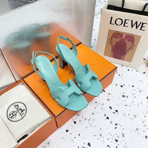 Hermes sandals Style 144 - texture and material detail