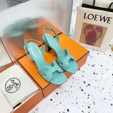 Hermes sandals Style 144 - texture and material detail