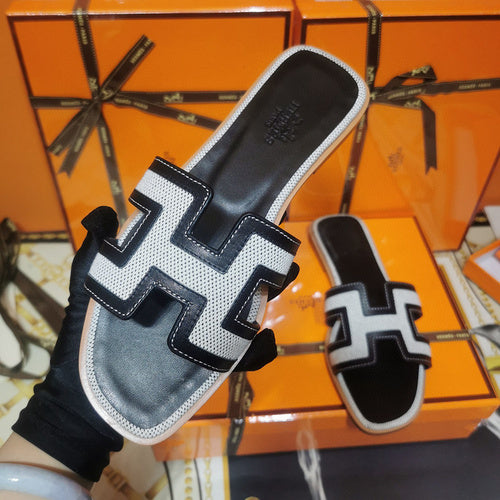 Hermès Camel Ankle Strap Sandals - Full Silhouette View