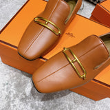Hermès Burgundy Combat Boots - Heel Detail View