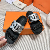 Hermes sandals Style 215 - back heel detail
