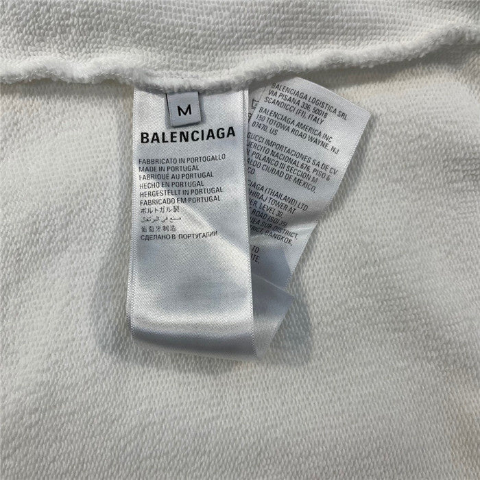 Close-up of Balenciaga designer clothing craftsmanship