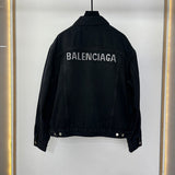 Close-up of Balenciaga designer clothing craftsmanship