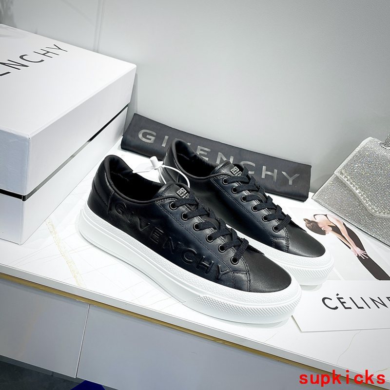Givenchy Beige Platform Heels - Angled View