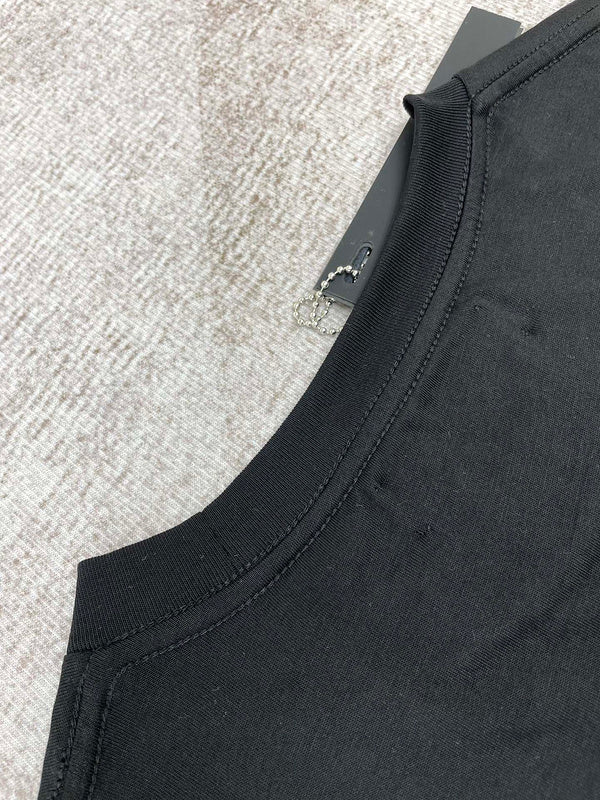 Close-up of Amiri t-shirt craftsmanship