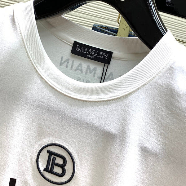 Close-up detail view of Balmain luxury piece style No.076