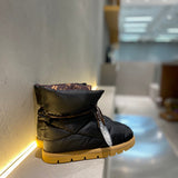 Louis Vuitton Beige Combat Boots - Back View
