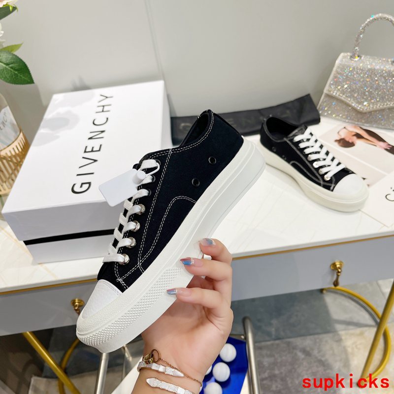 Givenchy Black Low-Top Sneakers - Detail Shot of Craftsmanship