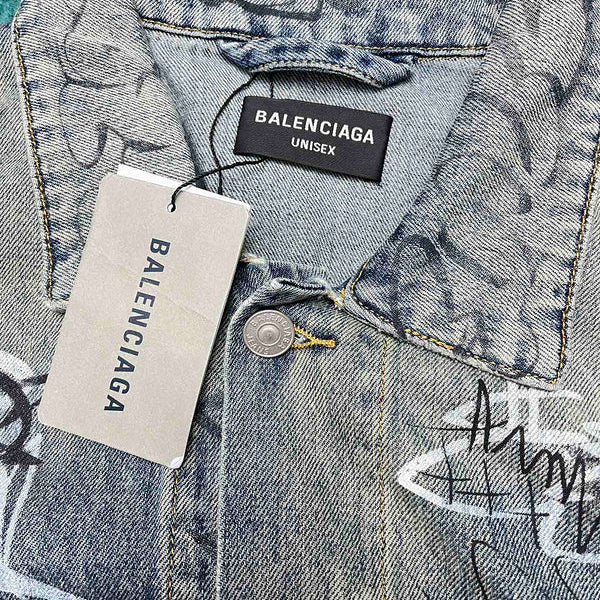 Close-up of Balenciaga designer clothing craftsmanship