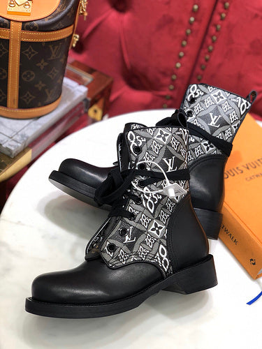 Louis Vuitton shoes Style 188 - front view, iconic logo design
