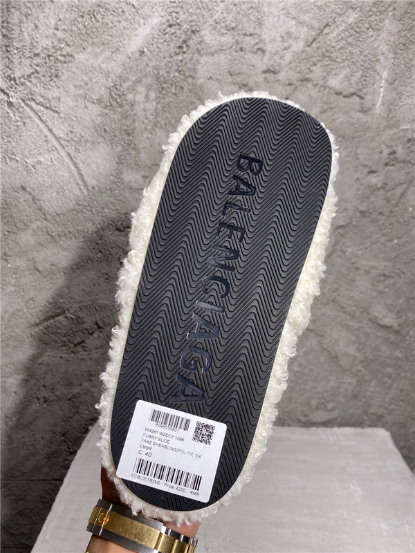 Balenciaga Black Gladiator Sandals - Back View