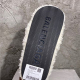 Balenciaga Black Gladiator Sandals - Back View