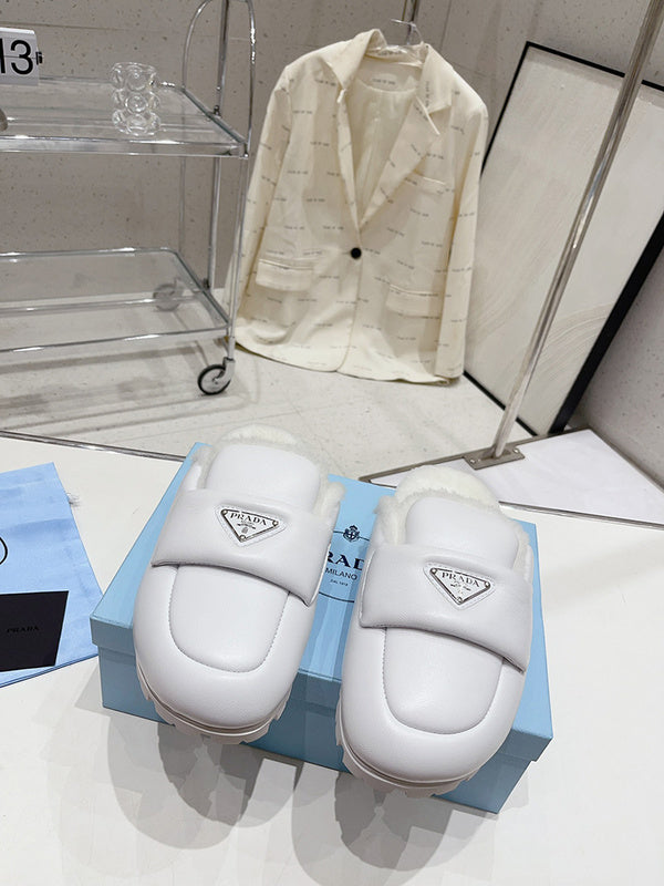Prada designer shoes full view