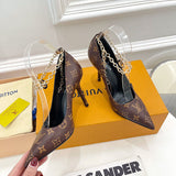 Louis Vuitton Chocolate Brown Chunky Platform Sneakers - Sole Detail View