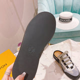 Louis Vuitton Black Pointed-Toe Flats - Studio Shot